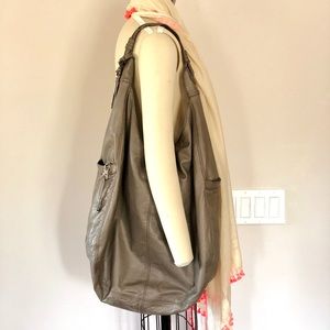BCBG leather shoulder bag